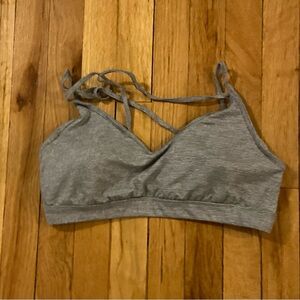 Old Navy grey/white sports bra. Size Large.